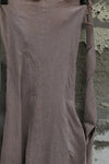 Marc Le Bihan 21915 Silk Shrink Stretch One-Piece Dress Collection French High-Level Handmade MLB-21939-MCMG Wood Rose PMLB4